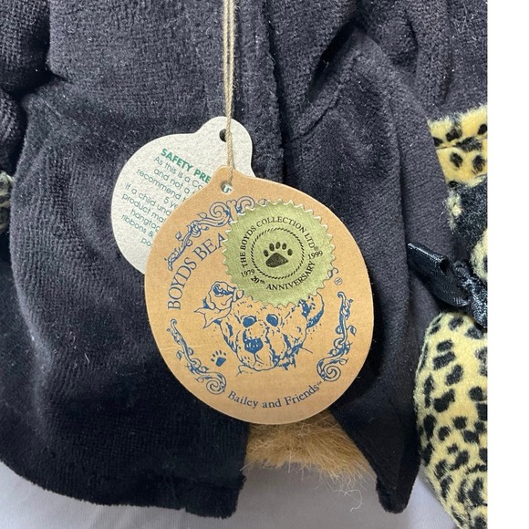 Collectible Boyd’s Bears Bailey & Friends #9119 Leopard Cheetah Print Vintage - Picture 2 of 12